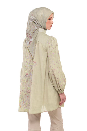 Sweet Eid Loose Blouse - Sand