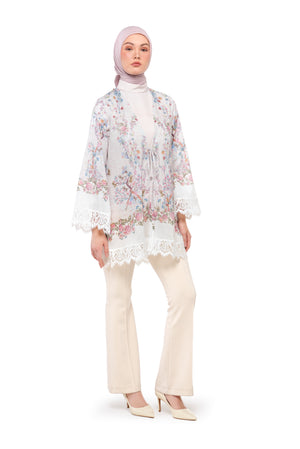 Sweet Eid Lace Outer - Pink