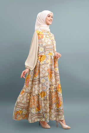 Elena Maxi Dress - Yellow