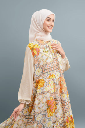 Elena Maxi Dress - Yellow