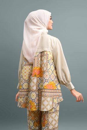 Elena Yoke Shirt Detail - Yellow
