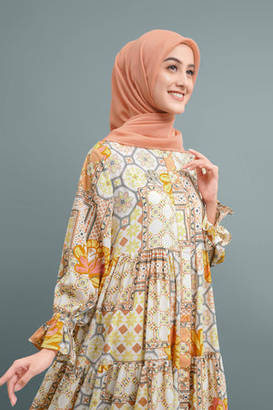 Elena Shirt Dress - Yellow