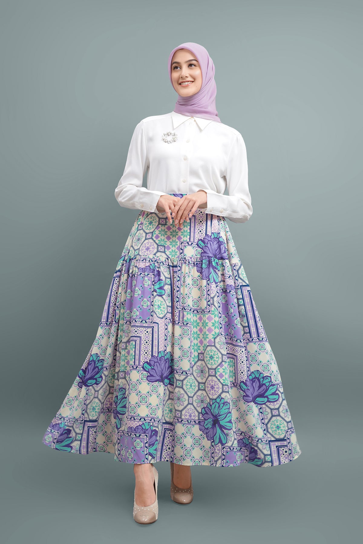 Elena Skirt - Purple