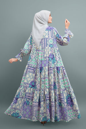 Elena Shirt Dress - Purple