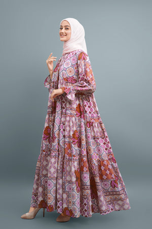 Elena Shirt Dress - Brick