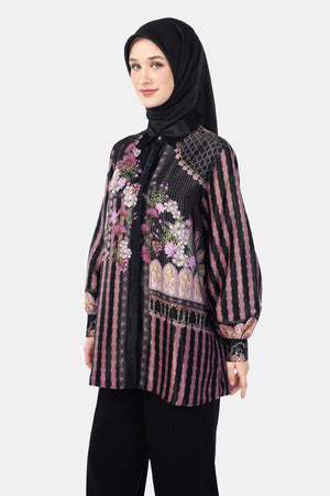 Imperial Mughal Basic Shirt - Black