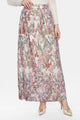Imperial Mughal Pleated Skirt - White