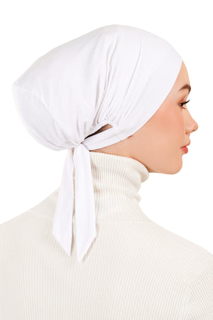 Daily Inner Cap - White