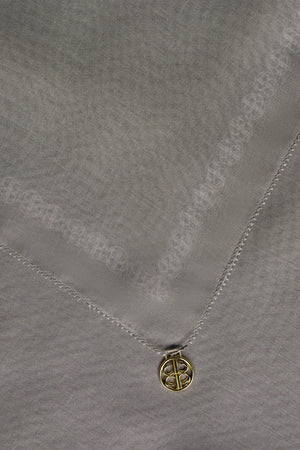 Daily Monogram Scarf - Ash