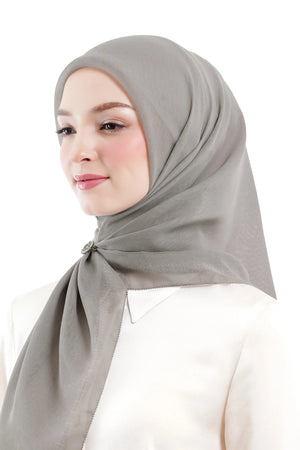 Daily Monogram Scarf - Ash