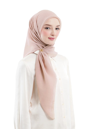 Daily Monogram Scarf - Blush Pink