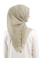 Daily Monogram Scarf - Khaki