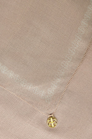 Daily Monogram Scarf - Peach Pink