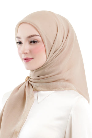 Daily Monogram Scarf - Peach Pink