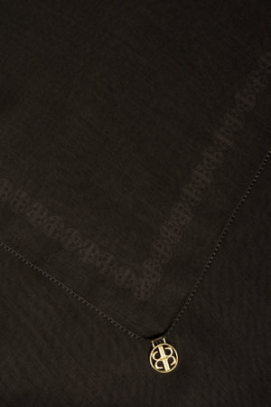 Daily Monogram Scarf - Stone