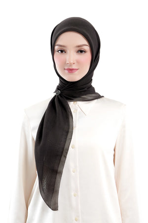 Daily Monogram Scarf - Stone