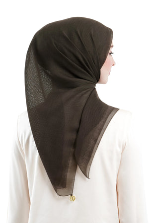 Daily Monogram Scarf - Wood