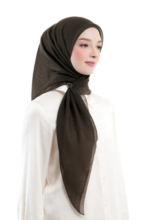 Daily Monogram Scarf - Wood