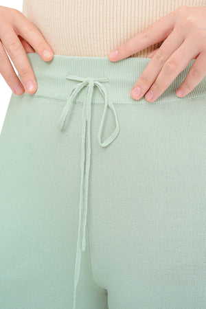 Daisy Knit Pants - Mint