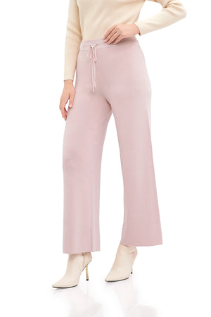 Daisy Knit Pants - Pink