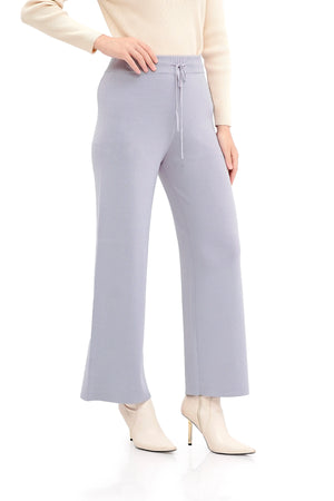 Daisy Knit Pants - Lilac