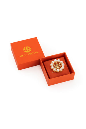 Delina Brooch - Gold