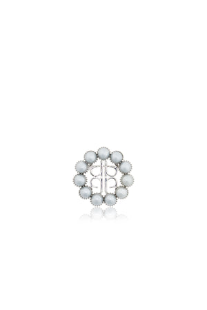 Delina Brooch - Gray