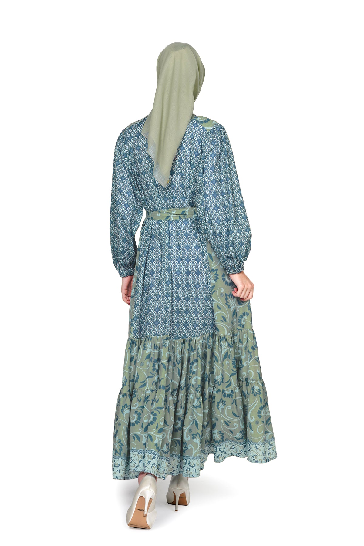 Donna Tiered Maxi Dress - Multicolor