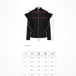 Doraemon Ruffle Shirt - Black