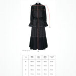Doraemon Tiered Dress - Black