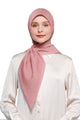 Basic Monogram Scarf - Dusty Rose