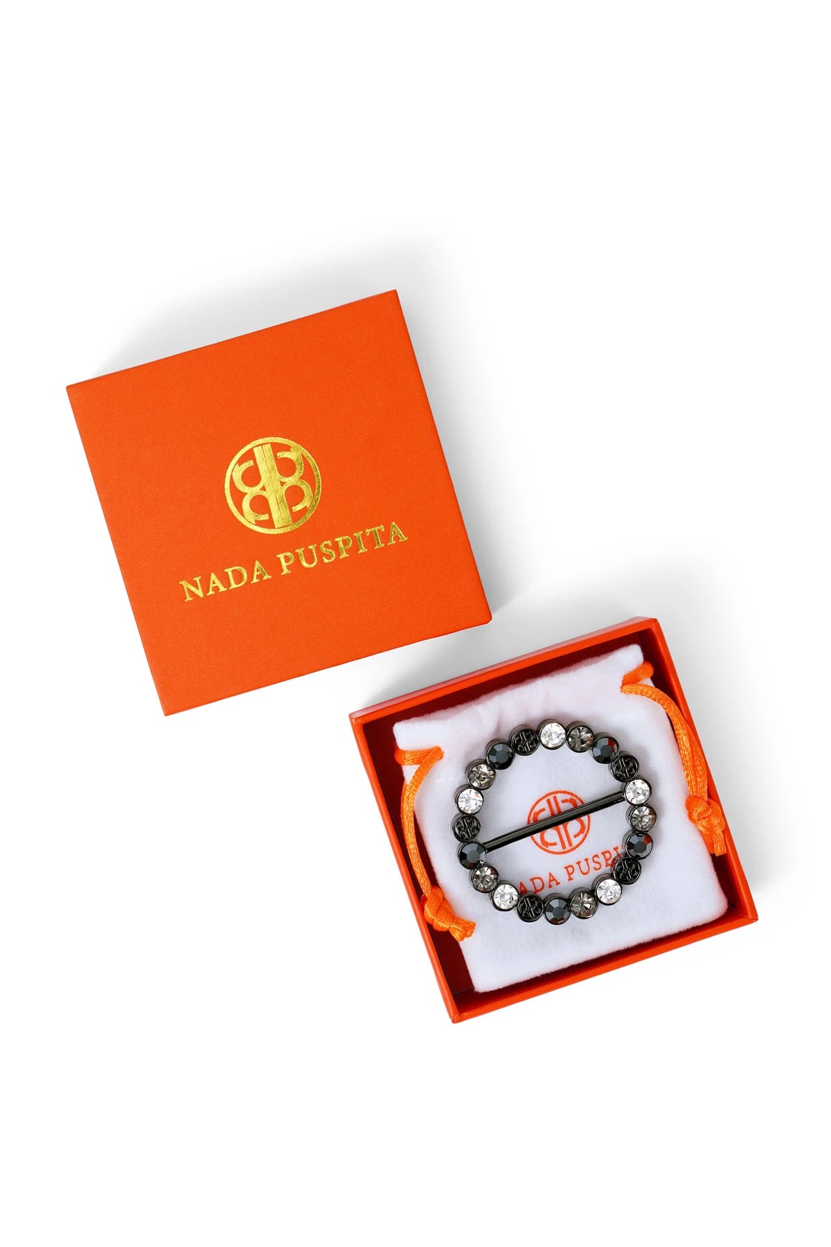 Eternal Ring Brooch - Black