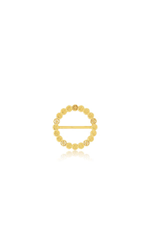 Eternal Ring Brooch - Gold
