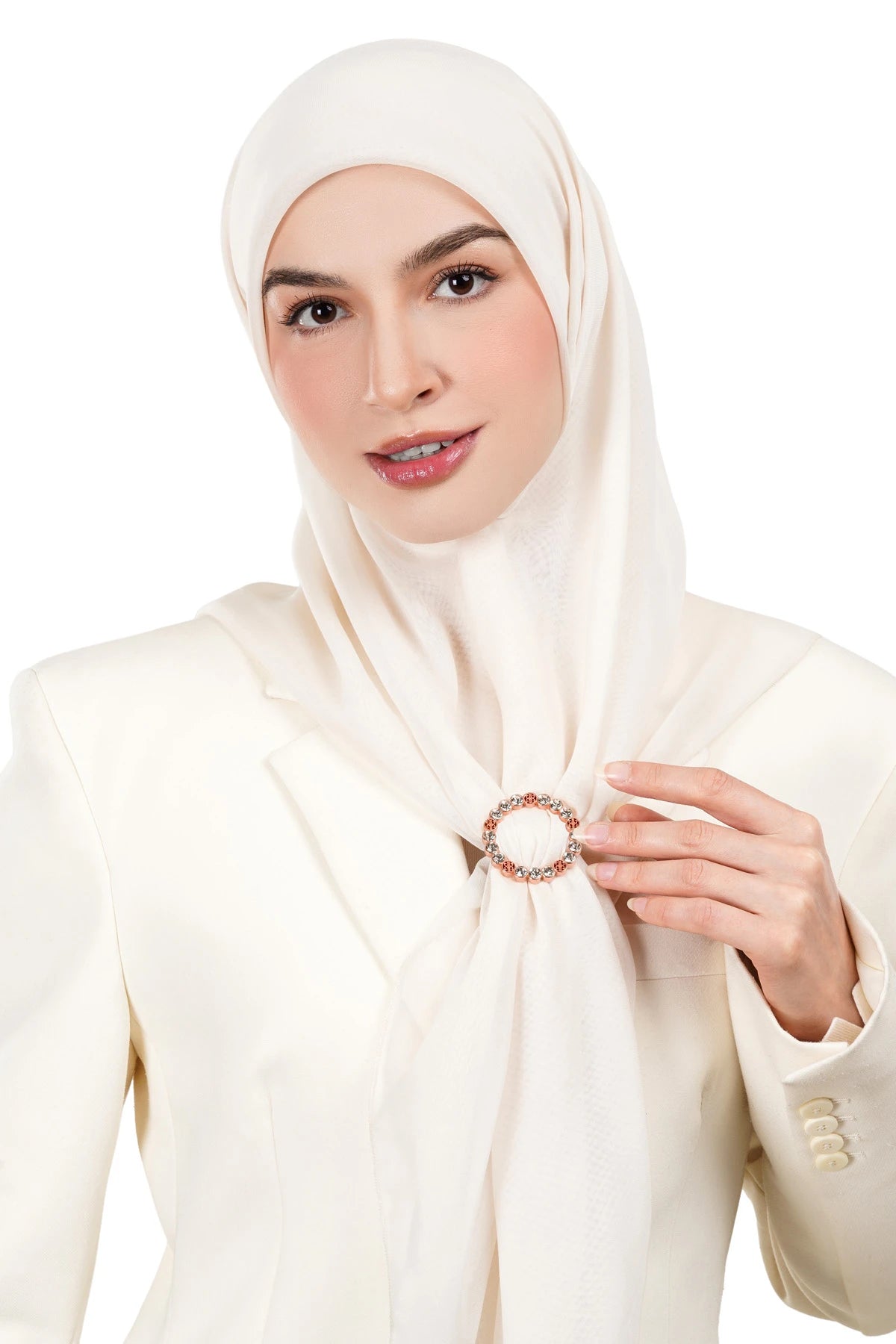 Eternal Ring Brooch - Rose Gold