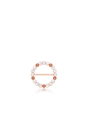 Eternal Ring Brooch - Rose Gold
