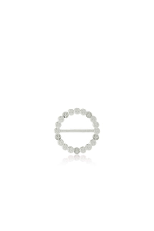 Eternal Ring Brooch - Silver
