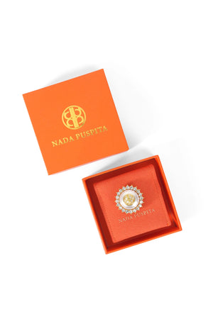 Eliana Mini Brooch - Gold
