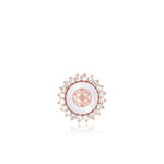 Eliana Mini Brooch - Rose Gold
