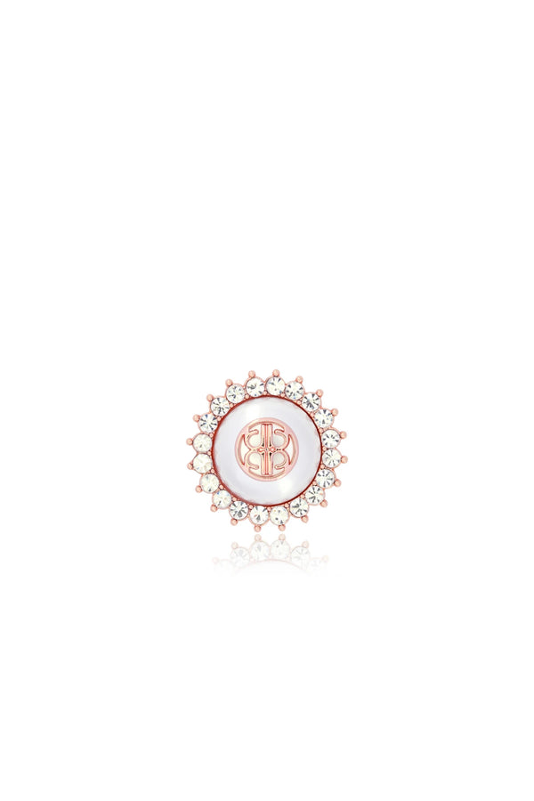 Eliana Mini Brooch - Rose Gold