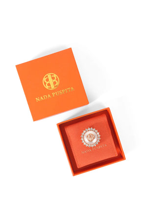 Eliana Mini Brooch - Rose Gold