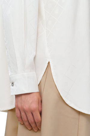 Femme Monogram Shirt - White
