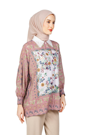 Fleur Gala Batwings Shirt - Pink