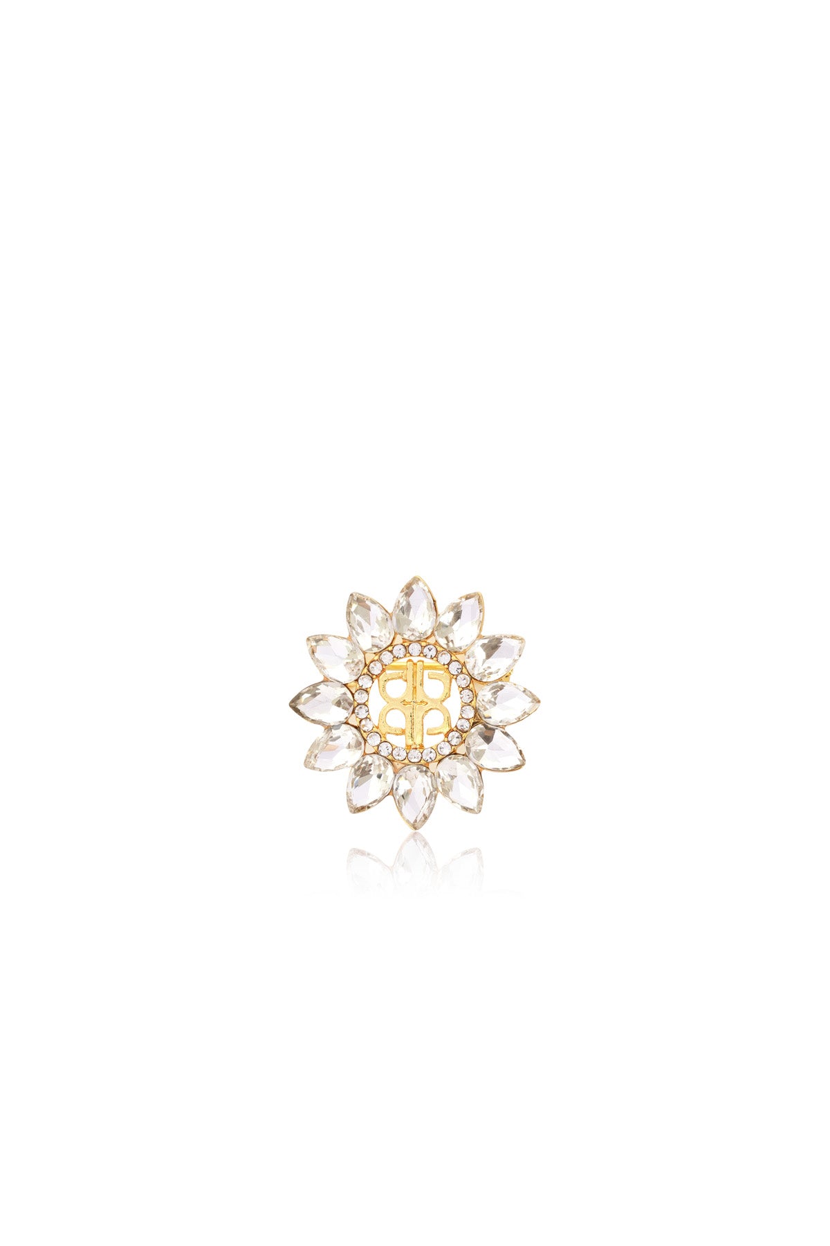 Flora Mini Brooch - Gold