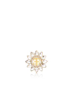 Flora Mini Brooch - Gold