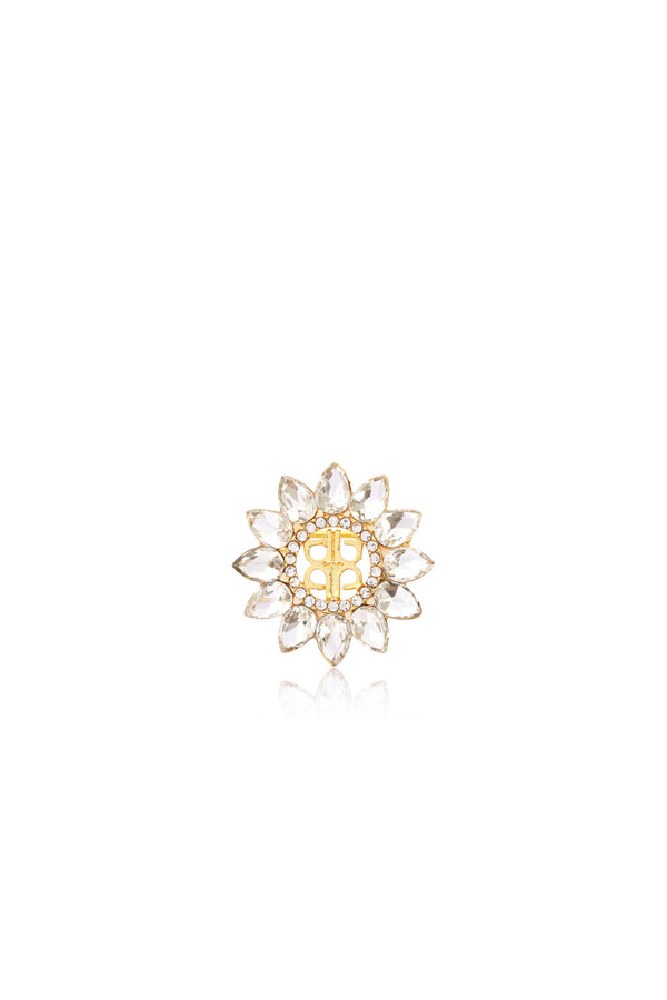 Flora Mini Brooch - Gold