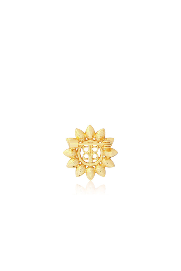 Flora Mini Brooch - Gold