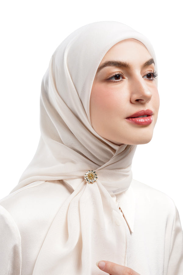 Flora Mini Brooch - Gold