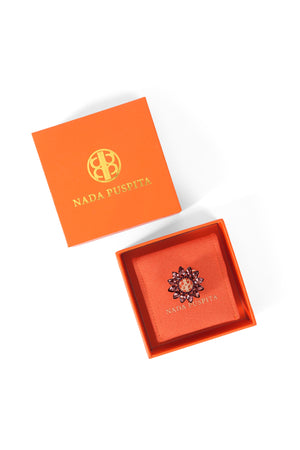 Flora Mini Brooch - Rose Gold
