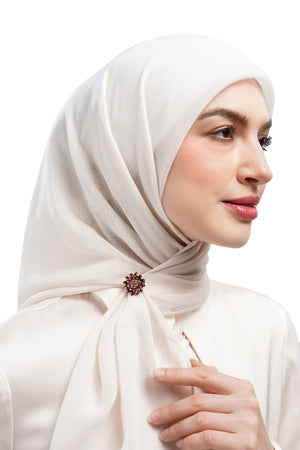 Flora Mini Brooch - Rose Gold