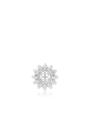 Flora Mini Brooch - Silver